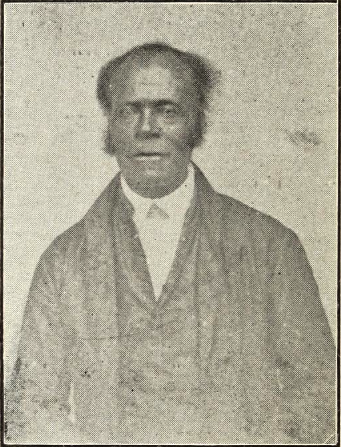 Photograph of Rev. John Baptist Snowden included in his autobiography, published in 1900 by his son.