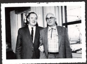 Francis "Fal" Pattison with Vice President Hubert Humphrey